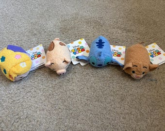 Tsum Tsum Collectibles, Group of 4 with tags attached, Disney