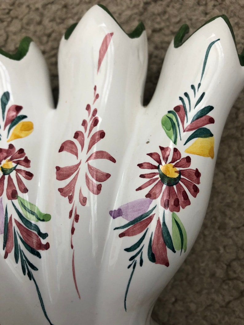 Bud Vase from Portugal by RC /&CL Hand Painted Jay Willfred