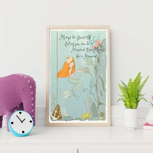 Under The Sea and Mermaid Art, Under the Sea Party Instant Download