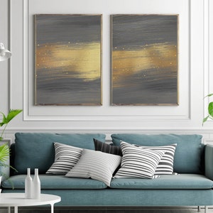 Large Wall Art, Abstract Wall Art, Set of Two, Affordable Wall Art, Decorative Wall Art, Home Wall Decor, Instant Download