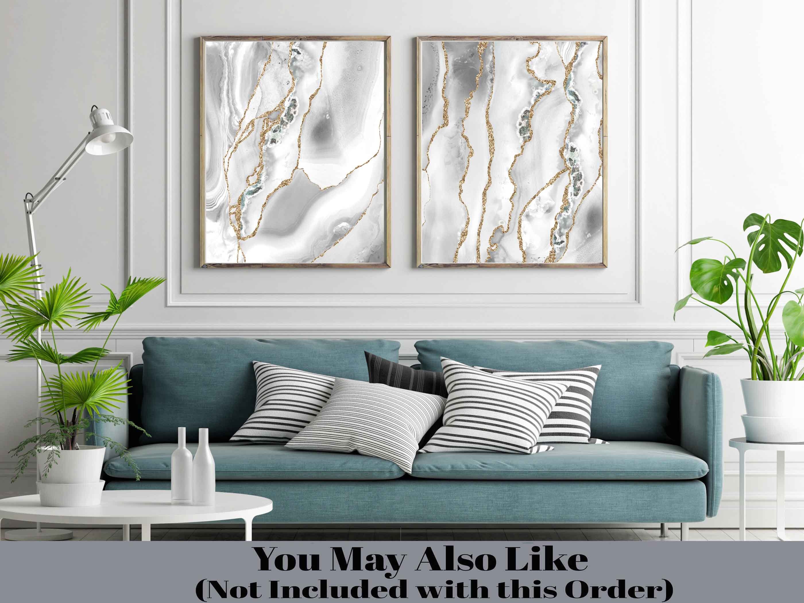 Cheap Home Decor Blue Decor Contemporary Wall Art Urban Etsy