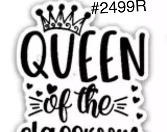 Queen of the Class Room Personalized School Bow