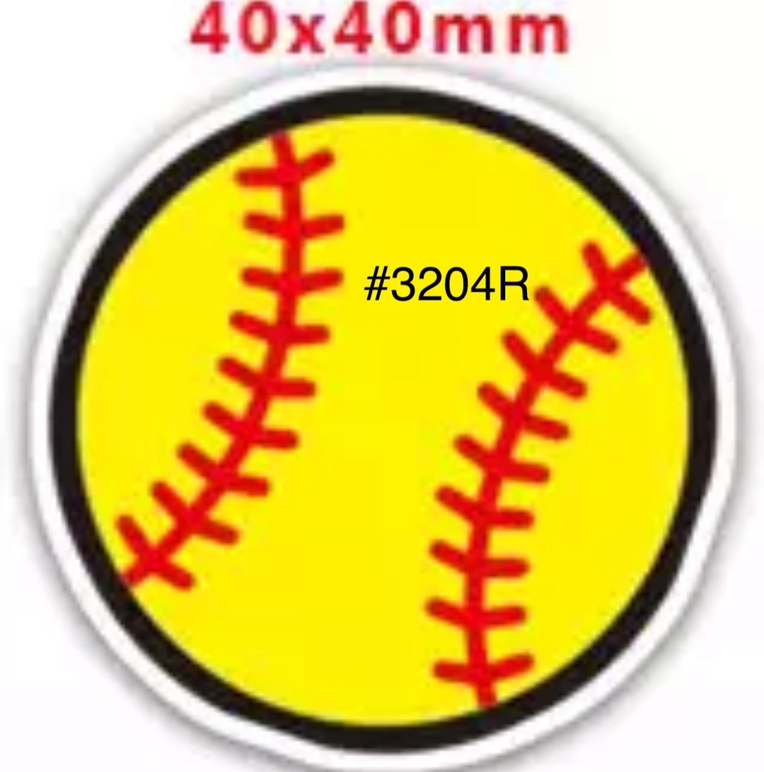 3 or 5 Pc Sport Softball Yellow Ball 2 With Red Lace Planar Etsy