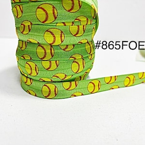 Bandeau Softball Cuir Jaune Cousu Main - Ajustable Anti-Glisse - Femme