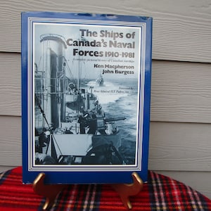 Vintage Canadian Warships Book: 1910-1981 Naval History, Photos