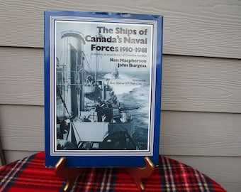 Vintage Canadian Warships Book: 1910-1981 Naval History, Photos