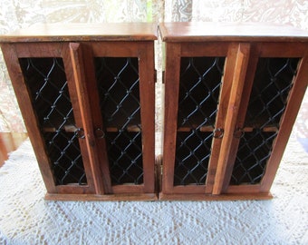 Vintage Set of Wooden BOX CD organizing Cabinets, that look like Speakers or Furniture.