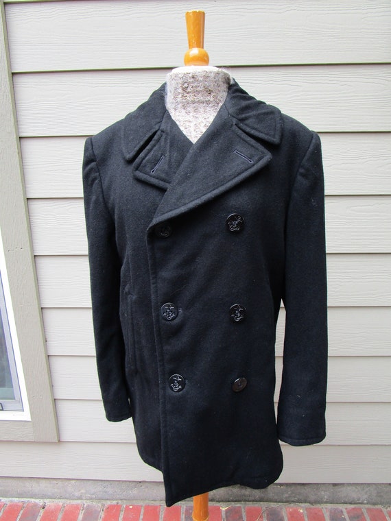 Vintage Peacoat from the US Navy, Vintage 1990S, E