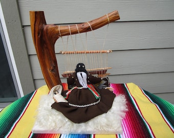 VINTAGE Native American LOOM, for Teaching Weaving Techniques, or for Display in Home.