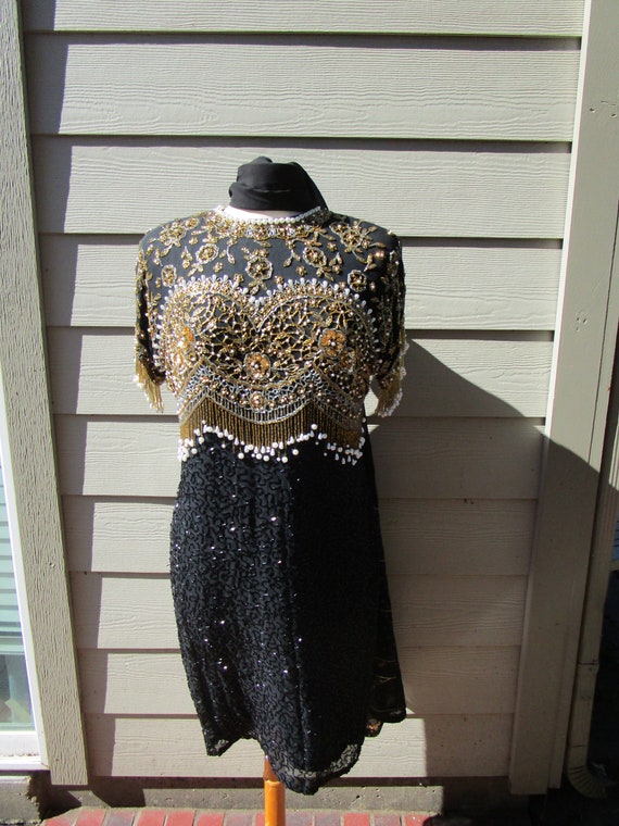 Elegant Lillie RUBIN COUTURE, Vintage black Silk … - image 1