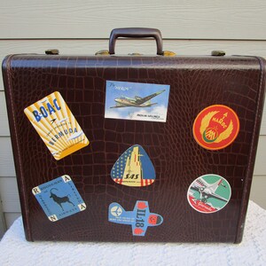 MCM Luggage, Perfect for TRAVELING, Stage or Movie Prop, Photography, Staging, Etc.