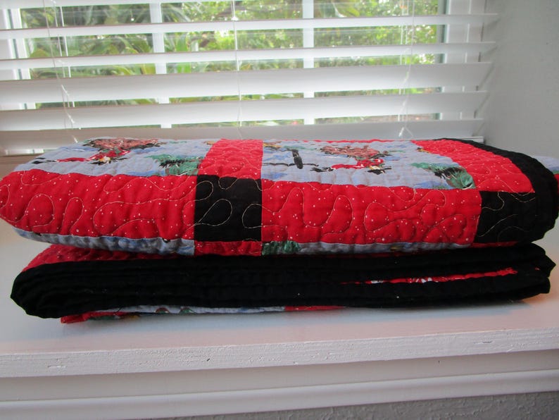 Vintage Cowboy Quilt, Throw, TV Throw, Cover Up, Perfect for Childs