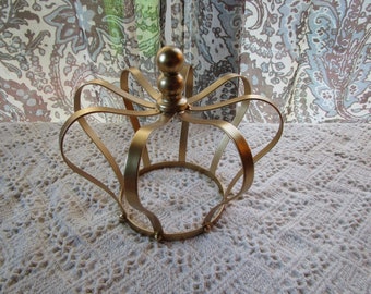 VERSITILE GOLD Metal Crown for Parties, Displays, Floral Displays, Table Display's, Etc.