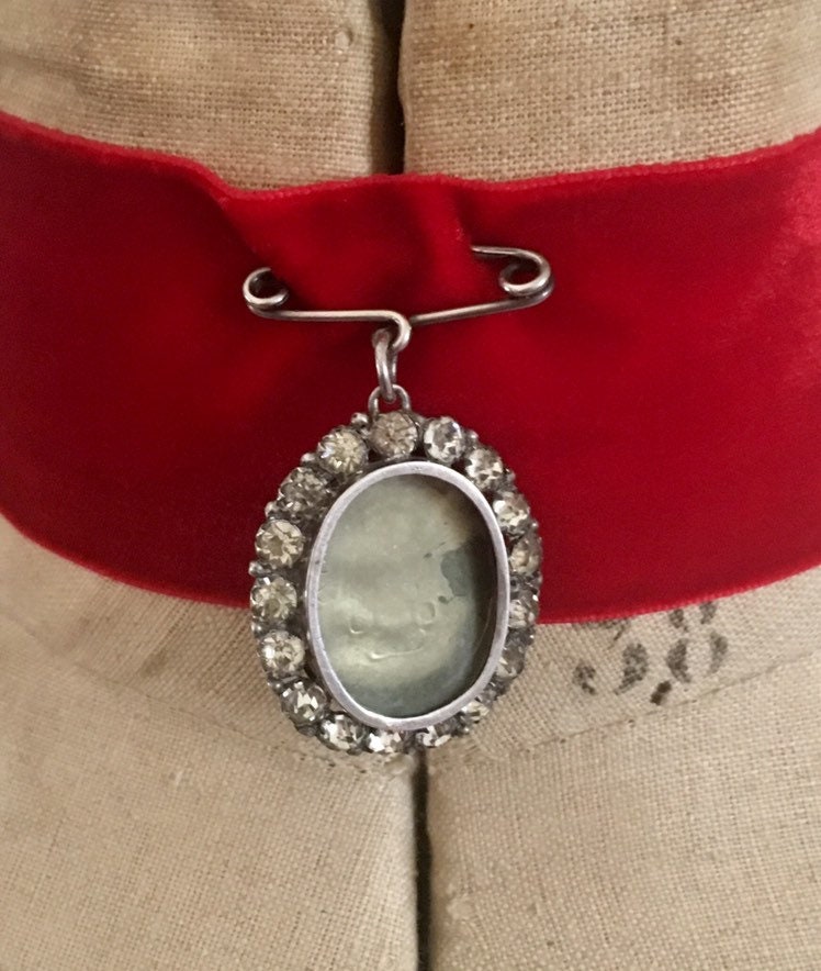 RESERVED Antique Victorian Edwardian Sterling Silver Hallmarked Paste Gemstones Oval Reliquary Locket Perfect For Cage Doll Free Shipping