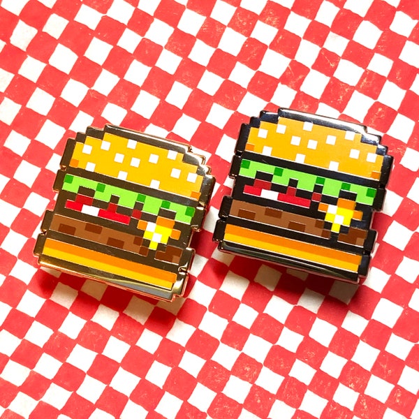 Pixel Art Pins Etsy