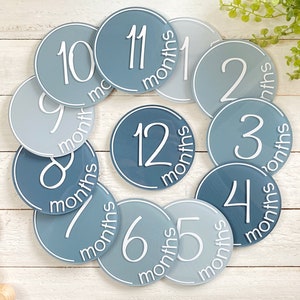 Monatliche Baby-Meilenstein-Marker, Baby-Dusche-Geschenk, Baby-Foto-Requisite, Schwangerschafts-Meilensteine, Geburtsanzeige, Mom to be Geschenk
