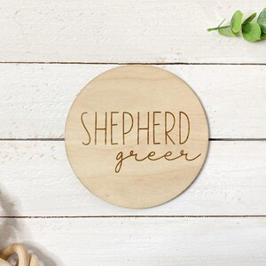 Personalized Wooden Baby Name Announcement Sign: Nursery Decor