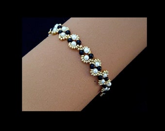 Beaded Bracelet Pattern: DIY Jewelry Tutorial (Digital Download)