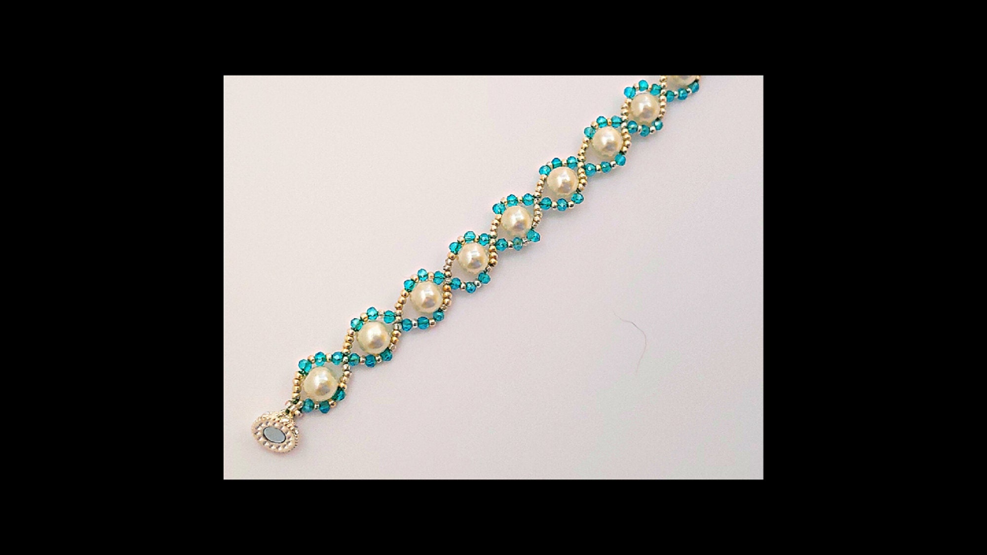 Easy Beaded Bracelet Pattern: Beginner DIY Jewelry (PDF Pattern) - Etsy