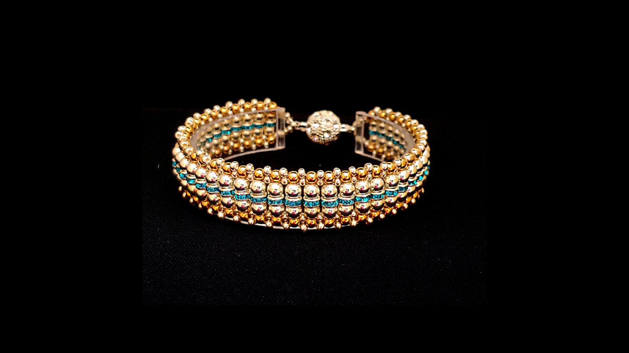 Beaded Bracelet Pattern. Bracelet Tutorial Step by Step Instructions