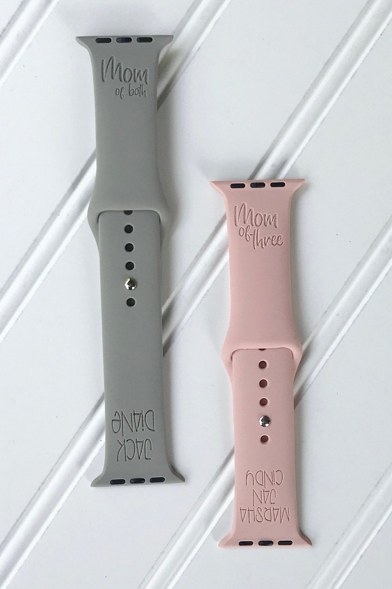 Mom Apple Watch Band Watch Replacement Personalized Kids Etsy