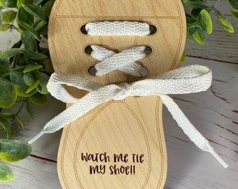 I Can Tie My Shoe, Learning Tool, Shoe Tying, Kindergarten, Tie Shoes, Shoelaces, Tie My Shoes, Teaching Shoe Tying, Pre-K, Preschool