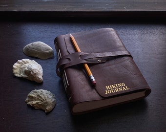 Leather Hiking Journal