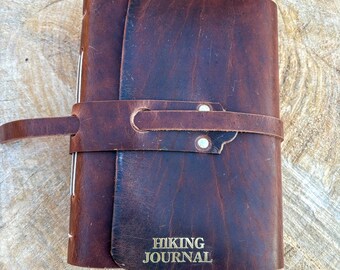 Leather Hiking Journal