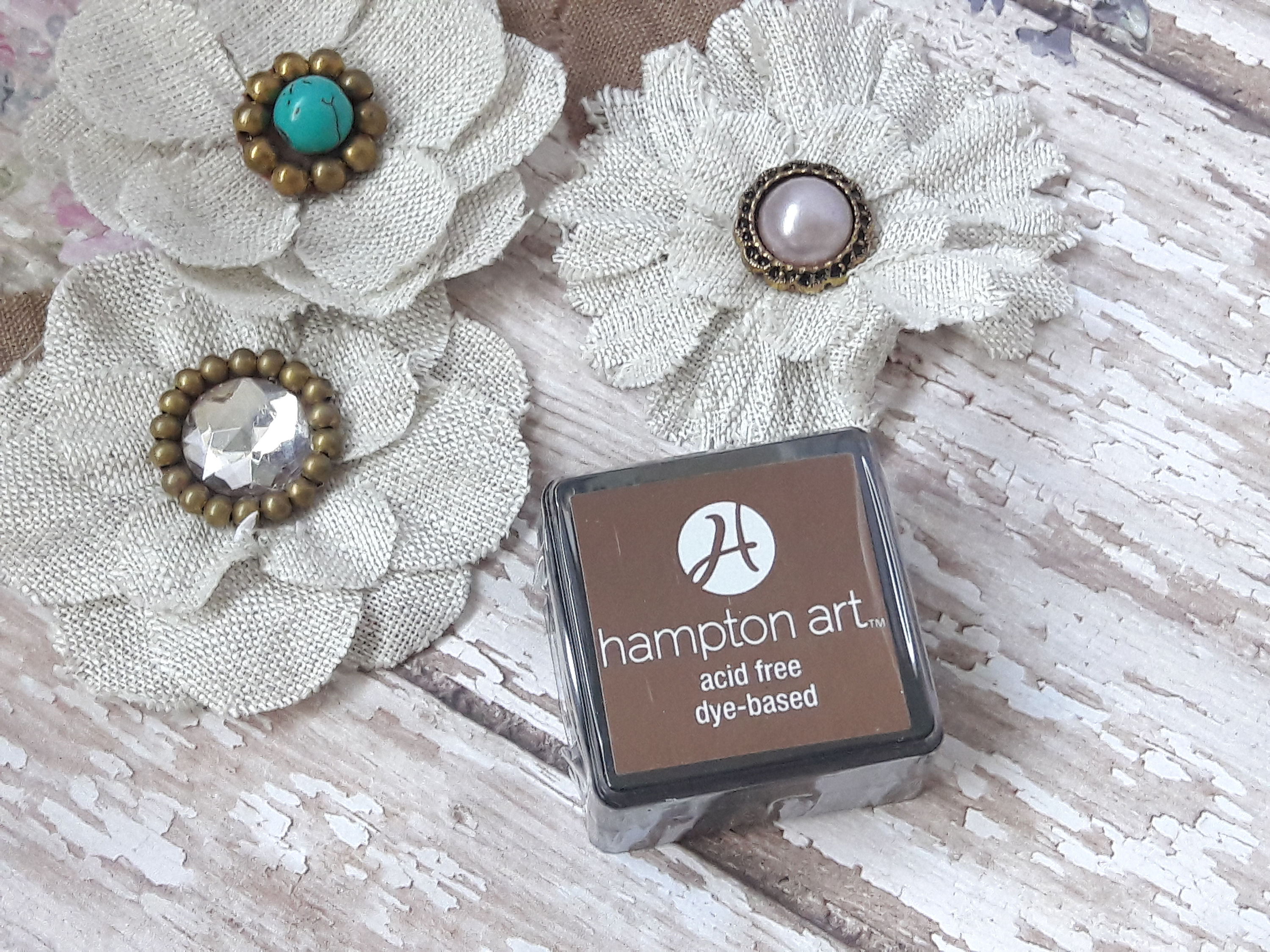 Hampton Art Brown Ink Pad Rubber Stamping Supplies & Paper Crafts from