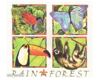 Rain Forest, Wildlife T Shirt, (Sweatshirt, Hoodie Available On Request) #791b