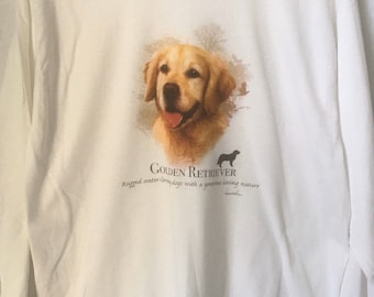 Golden Retriever T Shirt, (Sweatshirt, Hoodie Available on Request) #818a