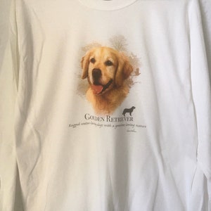Golden Retriever T Shirt, (Sweatshirt, Hoodie Available on Request) #818a