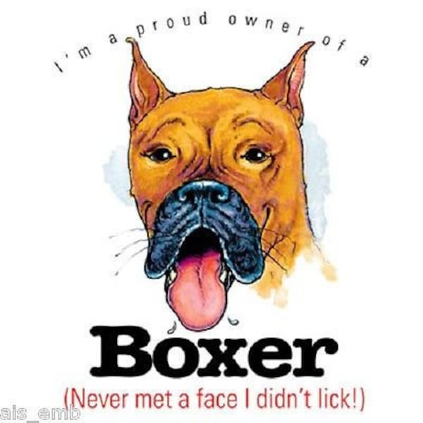 Boxer T Shirt, Dog Humor Funny Shirt, Quilt Fabric Block, Tote Bag, Apron, (Sweatshirt,  Hoodie Available On Request) #817d