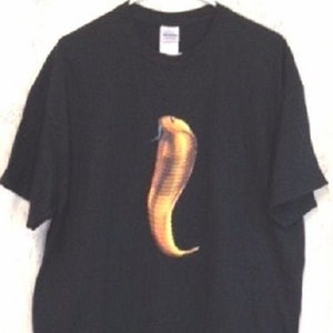 Cobra Snake T Shirt, 3D Ink Cobra (Sweatshirt,  Hoodie Available On Request) #263