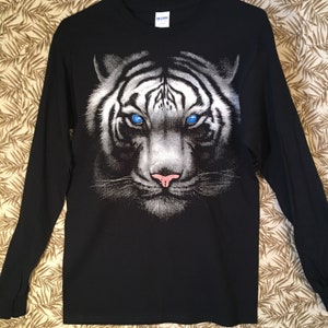 Majestic White Tiger T Shirt,  ( Sweatshirt & Hoodie Available Upon Request) #292oo Oversize Print