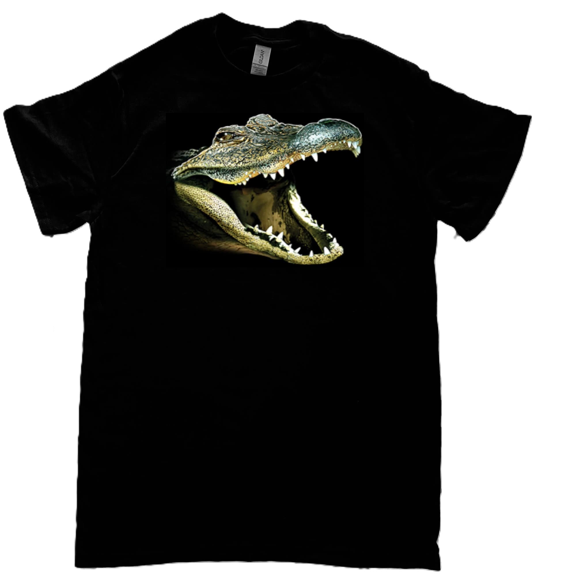 Alligator T Shirt, Gator Face Shirt, (sweatshirt, Hoodie Available