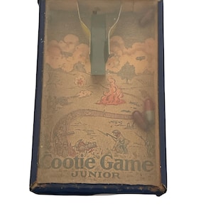 Cootie Game Junior Geschicklichkeitspuzzle um 1920er Jahre WW1 Ära 4 &quot;x 2,5&quot;