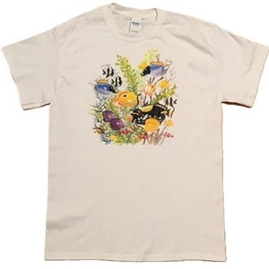 Saltwater Fish T Shirt (Sweatshirt, Hoodie Available on Request) #549e