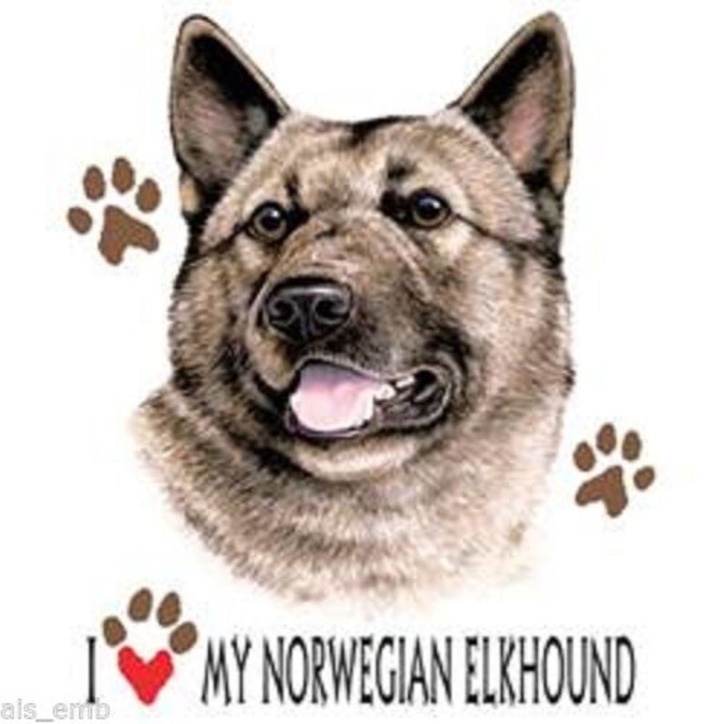 Norwegian Elkhound T Shirt I Love My sweatshirt Hoodie Etsy