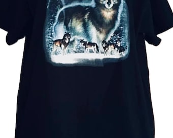 Moon Wolf T Shirt,  (Sweatshirt,  Hoodie Available On Request) #221b