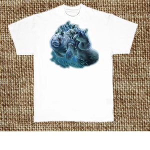 Manatee and Calf T Shirt, (Sweatshirt, Hoodie Available on Request) #254b*