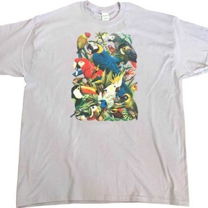 Tropical Bird T Shirt, Parrot Exotic Bird Avian World , Sweatshirt, Hoodie Available On Request 210c image 4