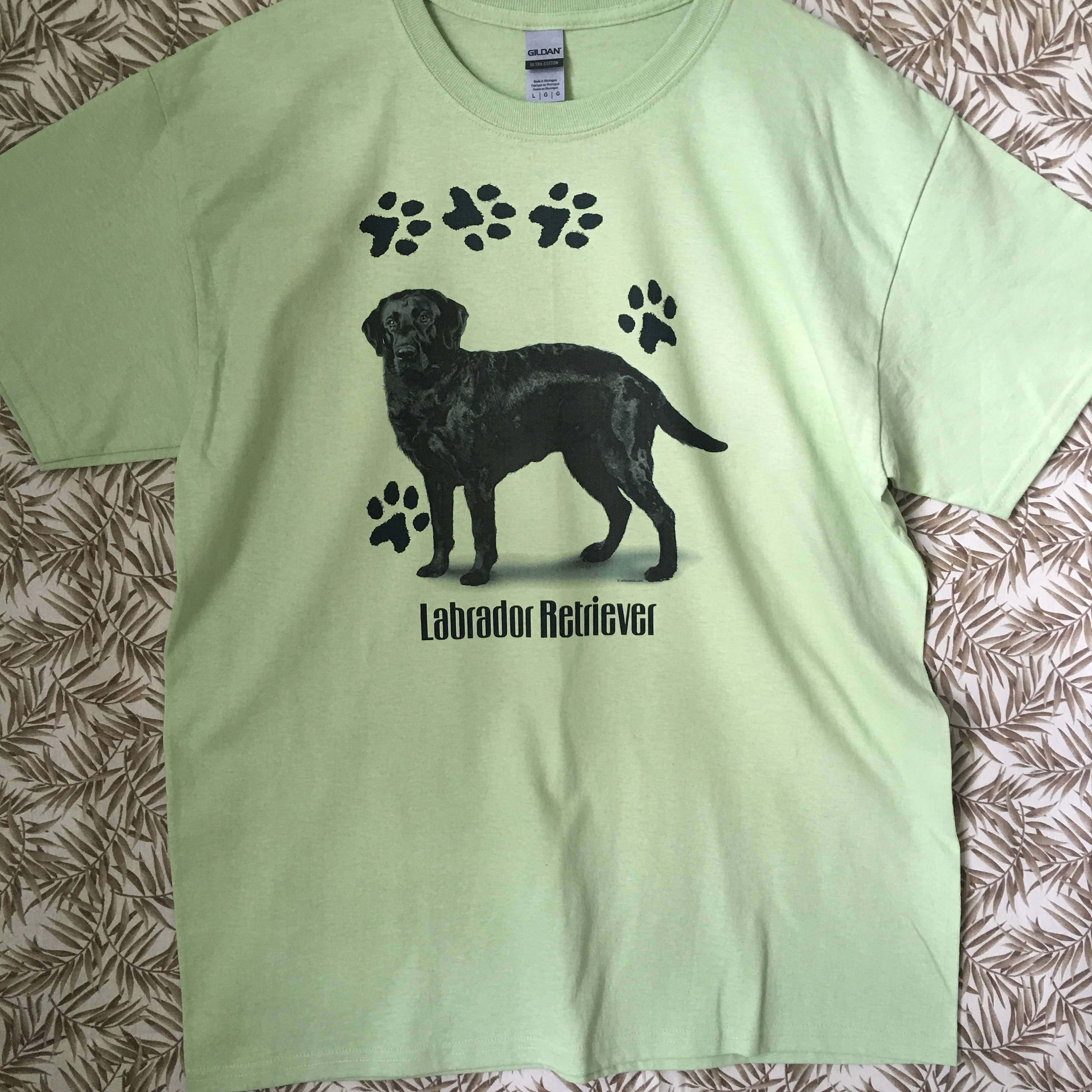 ブラック ラブ T シャツ、ラブラドール レトリバー犬、(スウェット 