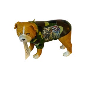 USMC Marine Bulldog Standing Hamilton Devil Dog Solute to the USMC Collection 5&quot;