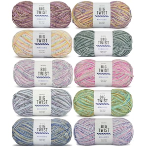 Big Twist Menagerie Wolle 400 m 3 Wt. DK Light Worsted Acrylic Ausgestellt Neu