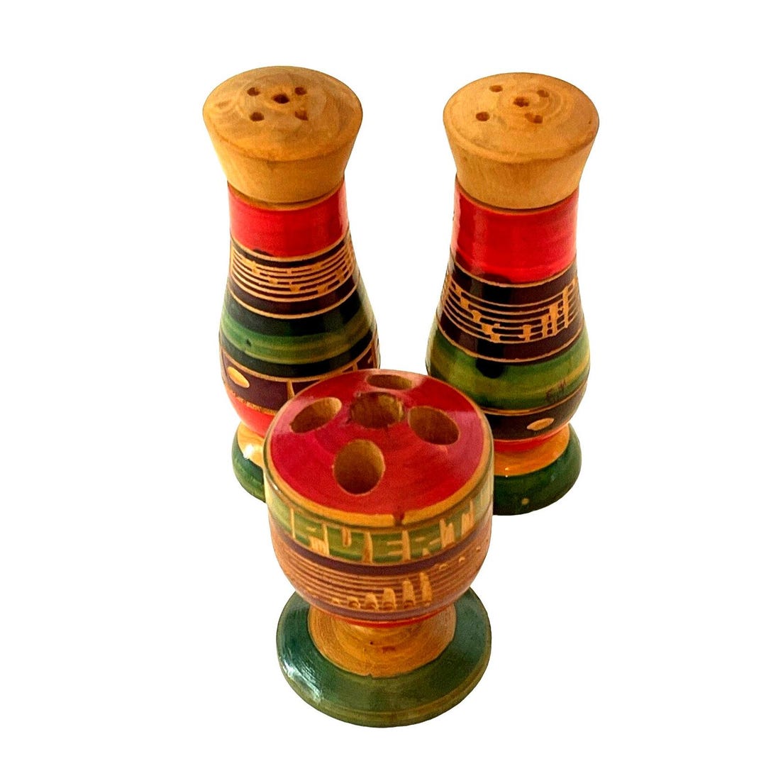 Ménagère Sel, Poivre et Pot à Cure-Dents