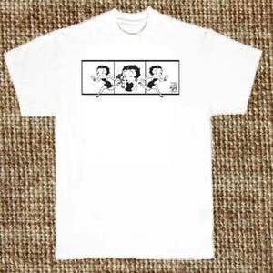Betty Boop T Shirt, Steppin Out Comic Strip, (Sweatshirt, Hoodie Available on Request) #714a