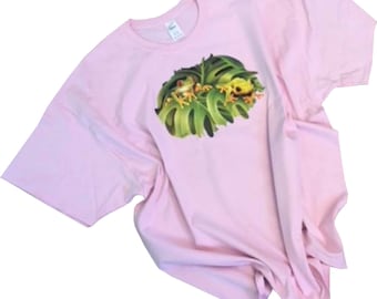 Tree Frog T-Shirt: Tropical Rainforest Design (Sweatshirt, Hoodie Available) 261e
