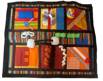 Fidget Sensory Mat Fiddle Quilt Alzheimer's Dementia Stroke Rehab Autism ADHD