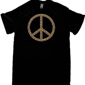 T-shirt vredesteken, vredessymbool schedels (sweatshirt, hoodie beschikbaar op aanvraag) #782b